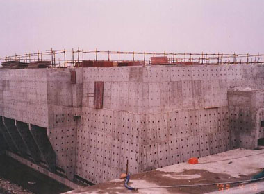 Expansion agent used in wastewater treatment project